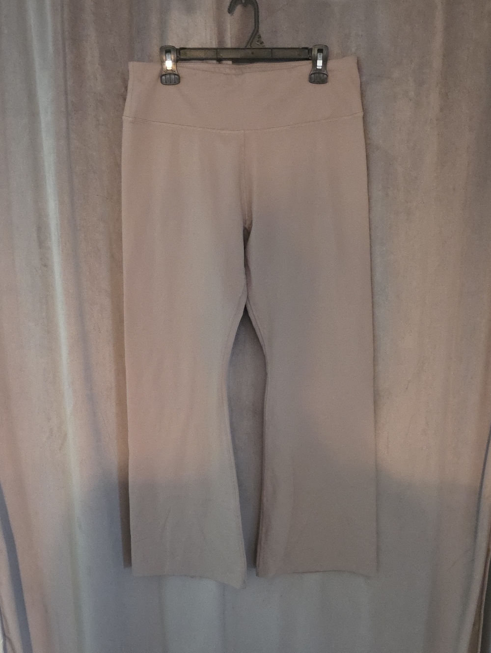 Calvin Klein XXL Wide-Leg Pants in Light Beige